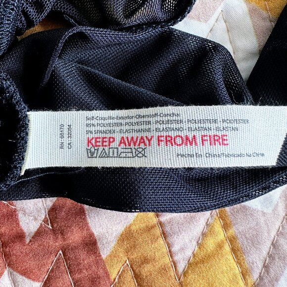 FREE PEOPLE INTIMATELY Black See-through Mesh Turtleneck Bodysuit Size XS NWT - Picture 7 of 7